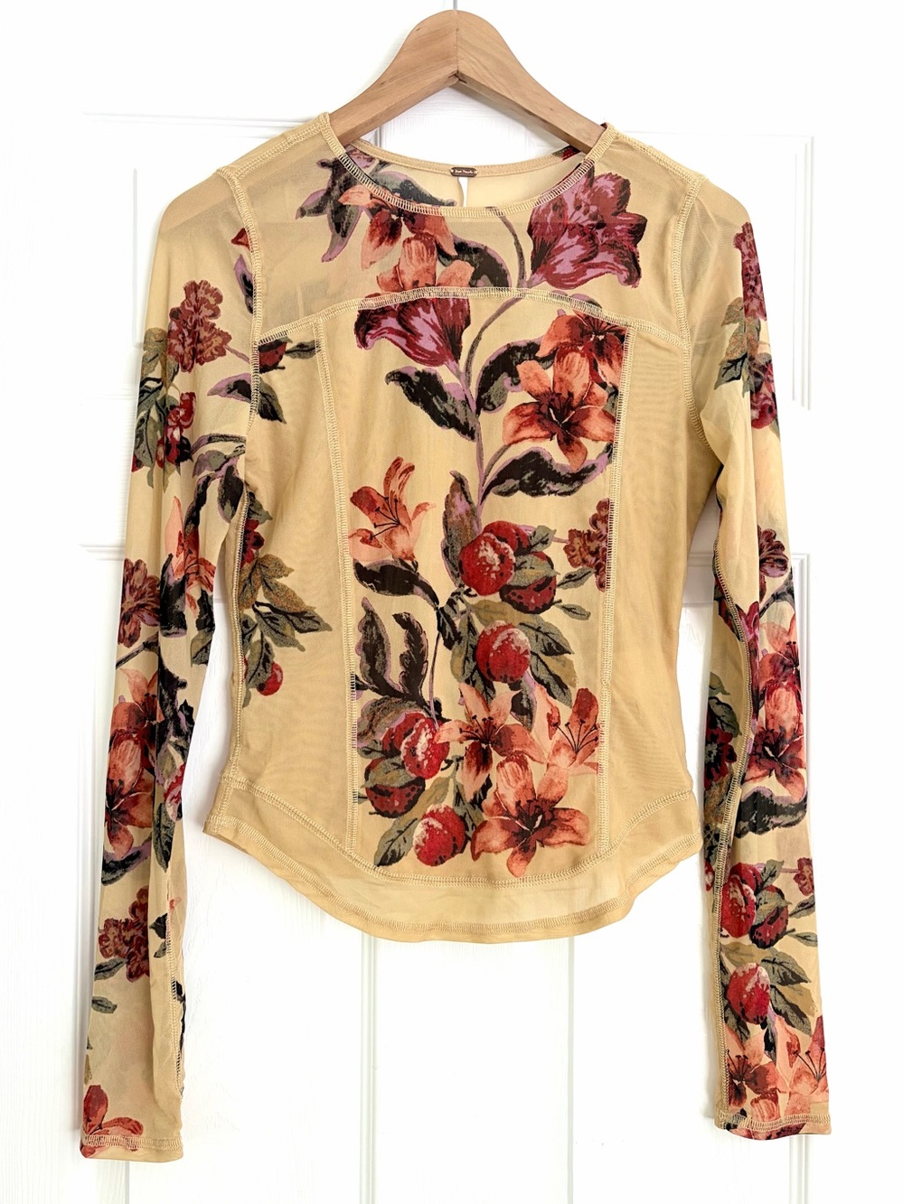 NWT Free People Betty’s Garden Top Size L